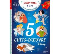 5 Chefs-D'oeuvre Disney - Les Aristochats - Blanche-Neige - La Belle Et Le Clochard - Robin Des Bois - Cendrillon - Cp, Niveau 1 À 3