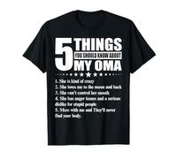 5 Choses Que Vous devez Savoir sur Mon Oma Funny T-Shirt