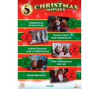 5 Christmas Movies - 5-DVD Set ( Christmas Ever After / A Puppy for Christmas / Four Cousins & a Christmas / The Christmas Setup / High Holi [ Origine Danoise, Sans Langue Francaise ]