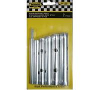 5 Clés à Pipes Doubles 8 9 10 11 12 13 14 15 16 17mm 6 Pans Boulons écrous