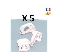 5 Clips Fixation Universel Raccord Durite Tuyau Filtre Carburant - Agrafe de Connexion Rapide Pour Peugeot Citroën Renault