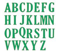 5 CM Grand Grand Alphabet Lettres Matrices De DéCoupe Pochoirs MéTal pour Bricolage Scrapbooking Photo Album DéCoratif Gaufrage Dossier Die Cut 2018 Nouvel an Cadeau