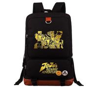 (5) Collection de dessins animés Jojos Bizarre Adventure : sac d'école multifonctionnel pour adolescents,
