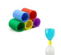 5 Connecteur de Bouteille Vortex, Adaptateurs de Bouteille Tornade en Plastique, Tube de Raccordement Tornado pour Tornades, Expériences Scientifiques, Éducatif