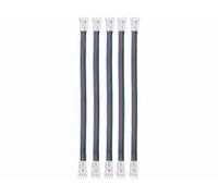 5 connecteurs pour bandes LED connectées WRL-30 Luminea Home Control