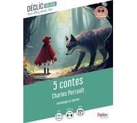 5 contes - Charles Perrault - Belin Éducation - broché - Scolaire / Universitaire