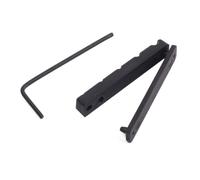 5 Cordes en Pom Noir avec Clé 1,5 Sillet de Basse à 5 Cordes | Remplacement pour Basse, Design Moderne et Surface Lisse, Livré avec Outil 1,5 et Finition Noire Couleur Aléatoire
