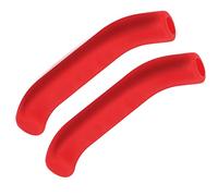 5 couleurs pour levier de frein de v¨¦lo,1 paire de poign¨¦es de frein antid¨¦rapantes absorbant les chocs et confortables, poign¨¦es en silicone, protection ¨¦tanche pour cyclisme(Rouge), levier com