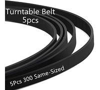 5 Courroies de Platine de spécification différente compatibles avec Technics SL-200, ATLP120. 5Pcs 300 Same-Sized