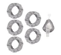 5 Coussinets De Masque, Housses De Sangle De Masque, Housses De Coussin De Masque, Accessoires De Ventilateur, Coussinets De Masque De Confort De Sangle, Housses De Masque Facial