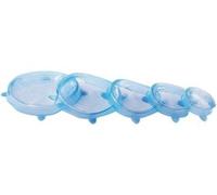5 couvercles extensibles en silicone 7/10/12/15/17 cm Rosenstein & Söhne