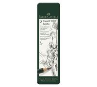 Faber-Castell Crayons graphite Castell 9000 Jumbo – 5 pièces