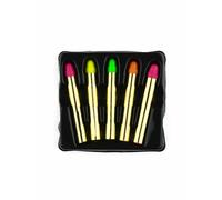 5 Crayons Maquillages Fluo Taille Unique Multicolore