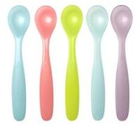 5 cuillères souples et douces multicolore - badabulle Multicolore G