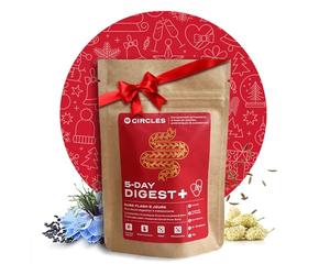 5-DAY DIGEST+ Cure Digestive Flash 5 Jours - 200 Millions d’UFC - Enzymes Digestives & Probiotiques - Gélules Gastro-résistantes - Carvi & Vinaigre de Cidre - Fabriqué en France