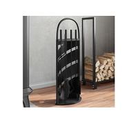 5-delige Haardset 23x15x66 cm staal156378