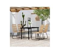 5-delige Tuinset eikenkleurig3099163
