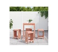 Vidaxl Ensemble De Bar De Jardin 5 Pcs Bois Massif De Douglas