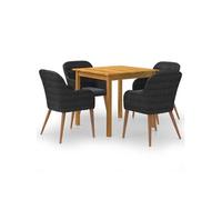 5-delige Tuinset zwart3067732