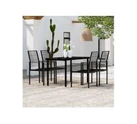 5-delige Tuinset zwart3099199