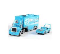 (5)Die-cast Toy Set: Cars 2 Lightning Mcqueen, Jackson Storm, Chick Hicks, Mack