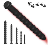 5 Dilatateur Urétral Creux en Silicone,Plug Uretre pour Hommes Masturbation de Stimulation Urétrale,Sonde Uretre Jeux Érotiques Plaisir Jeu Homme Solo (S+M+L+XL+XXL)