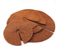 5 Disques de paillage coco 60cm Tapis de fibres de coco Tapis de protection des plantes coco
