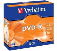 5 DVD-R Verbatim 4,7 Go Verbatim