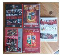 5 Dvds British & Irish Lions Tours