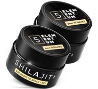 5 elementum Shilajit Himalaya pour Hommes - 100 g (2x50 g) Résine Pure avec 82 % d’Acide Fulvique | Mumijo Naturel Hautement Concentré | Résine de Shilajit Himalayenne + Cuillère Doseuse 500 mg