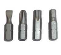 5 embouts de vissage court 25mm entrainement 6 pans 1/4 pour visseuse - emboutspourtournevis14 : torx t 15 - Oc-pro G