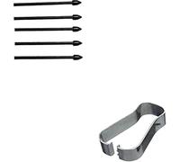 5 embouts pour Tab S6 Lite Pen pour Samsung S6 Lite S Pen (EJ-PP610), avec outil d'extraction de pointes (noir)