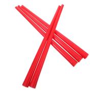 5 embouts rallonge de mastic en plastique rouge flexibles | Lot universel, portée prolongée pour joints difficiles, résiste à la déformation et aux fissures, 28 x 2 x 1 cm