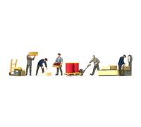 5 employés de gare de marchandise ép III-HO-1/87-PREISER 10581