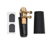5 en 1 ABS Saxophone Embouchure Saxophone Soprano Ensemble Instruments de Musique Accessoire avec un Cap,Accessoires De Jeu