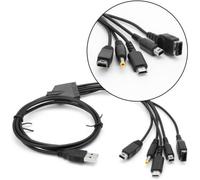 5 en 1 chargeur USB Nintendo DS Lite, DSi, 3DS, DSi XL, 3DS, GBA SP, DS Sony PSP et Wii U