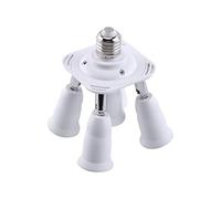 5 en 1 E27 Adaptateur pour Séparateur de Prises Socket Adaptateur Répartiteur Adaptateur de Douille Support de Convertisseur Pour E27 Ampoules LED