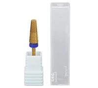 5 en 1 embouts de perceuse à ongles, embouts de ponçage d’ongles en métal de remplacement avec étui de protection, embouts en acier au tungstène haute résistance pour le façonnage,