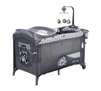 5 en 1 Lit Bébé Pliable,Réglables en Hauteur, Aucune Installation Nécessaire,Jouets,Table à Langer, Super Forte Charge Porteuse, Facile à Voyager, Moustiquaire, De La Naissance à La Petite Enfance