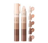 5 en 1 mat Eyeshadow stick - crayon à paupières crème, crayon à soie couché pigmenté de haute luminosité, Stick de fard à paupières imperméable à l'eau (B)
