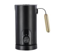 5 En 1 Mousseur À Lait Électrique Et Cuiseur Vapeur Cuiseur Vapeur Automatique Pour Lait Chaude & Froide Mousseur Pour Café, Latte, Cappuccino, Chocolat Chaud Chauffe-crème 11,8 Oz / 350 Ml