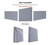 5 en 1 - Nouvelles coques grises 30e anniversaire pour PS5 Pro (édition disque/numérique) - Accessoires de protection pour PlayStation 5 Pro 5 in 1 Pro Spider