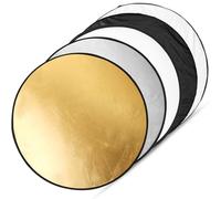 5 en 1 Réflecteur, 24inch/60cm Reflecteur Lumiere Photo, Pliable Reflecteur Lumiere, Réflecteur De Lumière, Panneau Réflecteur Photo Pliable Multi-Disques,pour Portrait,Selfie,Photographie De Mariage