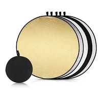5 en 1 Réflecteur, 32inch/80cm Reflecteur Lumiere Photo, Pliable Reflecteur Lumiere, Réflecteur De Lumière, Panneau Réflecteur Photo Pliable Multi-Disques,pour Portrait,Selfie,Photographie De Mariage