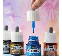 5 encres Colorex pour peinture aquarelle - 5 x 45 ml