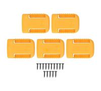 5 - Ensemble de Support de Batterie pour Batteries Lithium-ION 20 V et 60 V, Compatible avec Les modèles DCB200, DCB201, DCB203, DCB204 et DCB206 ; Ensemble de Support Mural en ABS