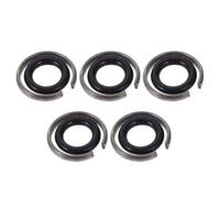 5 Ensembles Bague de Retenue pour hocs 12,5mm | Métal, Caoutchouc et Fer, Pièces de Rechange Fiables, pour Mécaniciens et Techniciens, Entretien Auto
