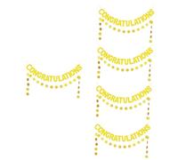 5 Ensembles Bannière de Décoration de Remise Festifs pour Célébrations de Graduation Ambiance Joyeuse