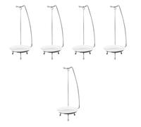 5 Ensembles barbecue brochettes debout pour griller support de gril puces arrosticini galetiere cintres porte vetement brochettes de légumes brochettes pour grillades en plein MAGICLULU