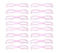 5 Ensembles Carte à Sourcils Pochoir Réglable, Réutilisable | PP Léger, Prise en Main Facile, Effet , Outil Beauté pour Femme et Fille, Usage Quotidien